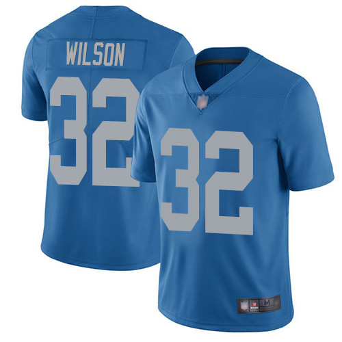 Detroit Lions Limited Blue Youth Tavon Wilson Alternate Jersey NFL Football #32 Vapor Untouchable->youth nfl jersey->Youth Jersey